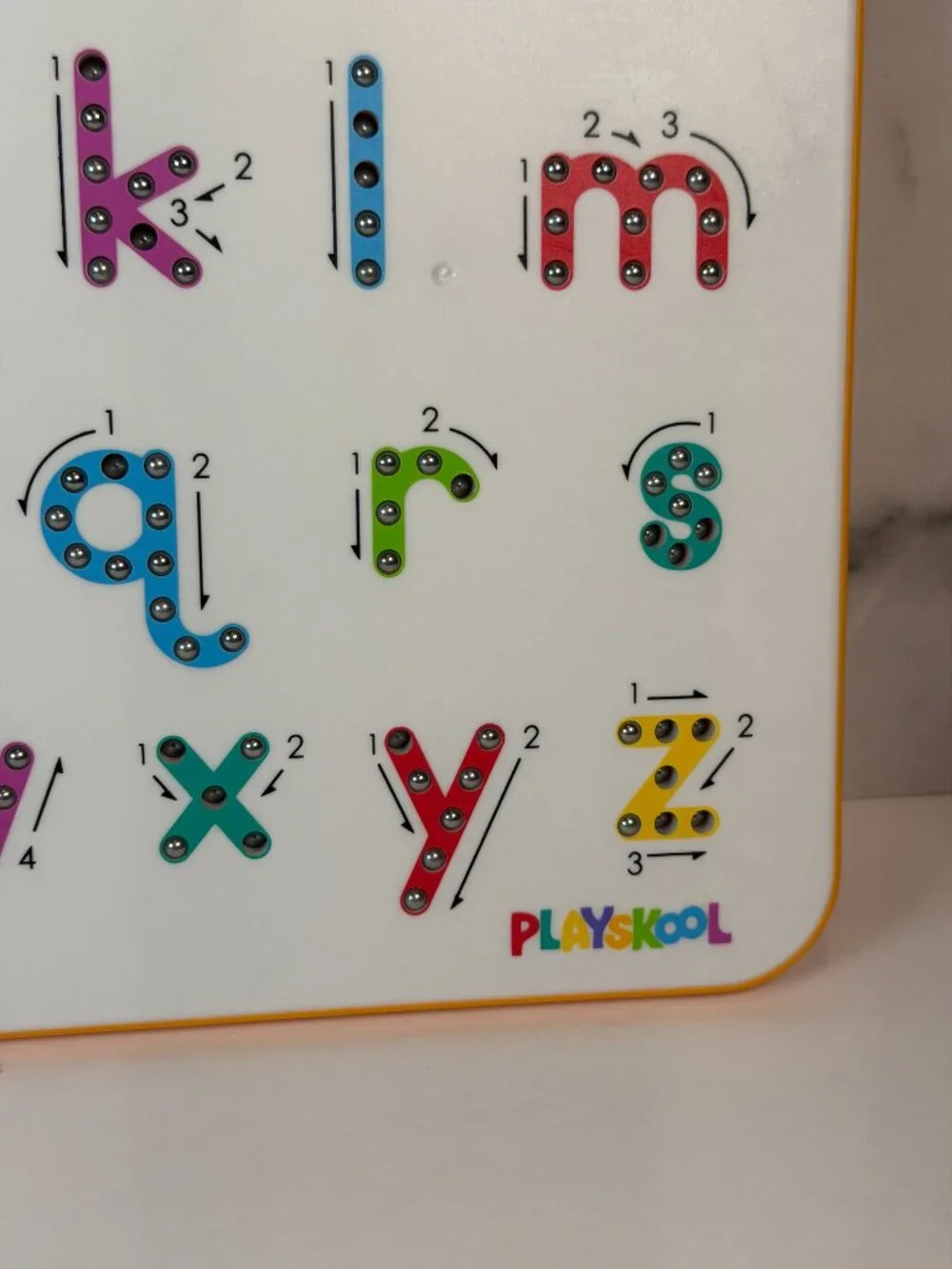 Playskool Magnatab Lowercase Alphabet Magnetic Writing Board ABC Learning Toy